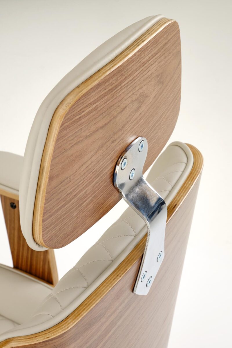 Kontoritool TIMBER, pähklipuit/beež