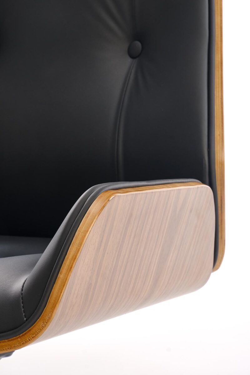 Kontoritool WEBSTER, pähklipuu / must