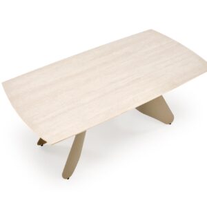 5905248135512_14 Pikendatav Söögilaud SALVIR, travertiin / cashmere