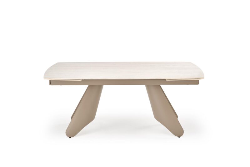 5905248135512_16 Pikendatav Söögilaud SALVIR, travertiin / cashmere