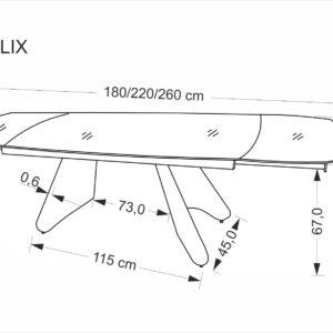 5905248135512_18 Pikendatav Söögilaud SALVIR, travertiin / cashmere
