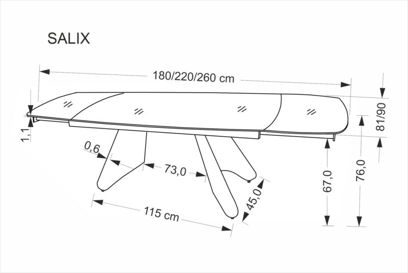 5905248135512_18 Pikendatav Söögilaud SALVIR, travertiin / cashmere