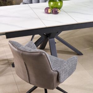 Stacked from 6 images. Method=A (R=8,S=4) Pikendatav Söögilaud PLAVEN, valge marmor / must