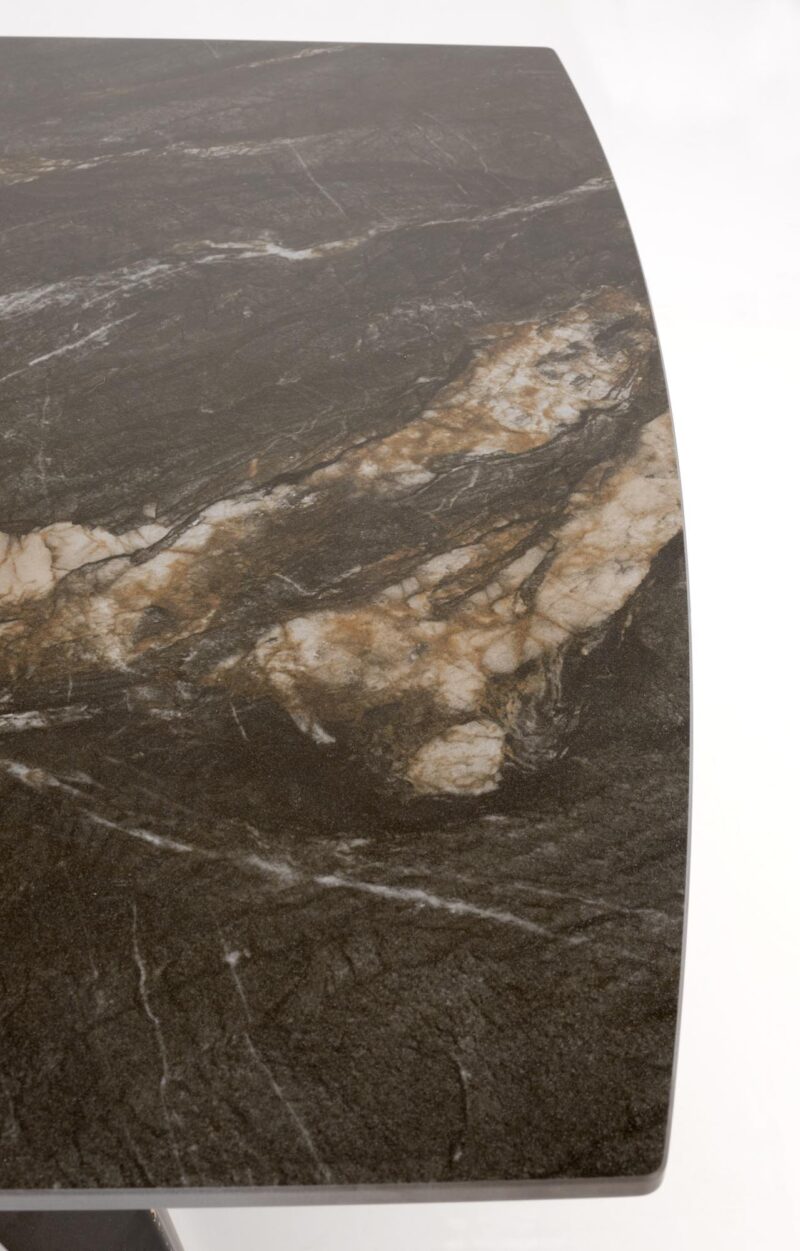 Pikendatav Söögilaud ARMARIO, must marmor / must