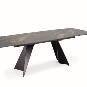 Pikendatav Söögilaud ARMARIO, must marmor / must