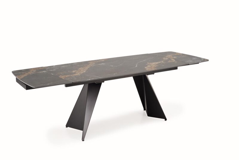 Pikendatav Söögilaud ARMARIO, must marmor / must
