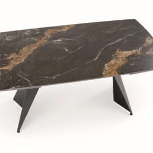 Pikendatav Söögilaud ARMARIO, must marmor / must