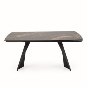 Pikendatav Söögilaud ARMARIO, must marmor / must