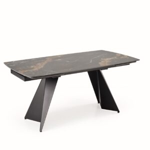 Pikendatav Söögilaud ARMARIO, must marmor / must