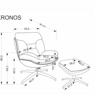 Tugitool ARLON, beež