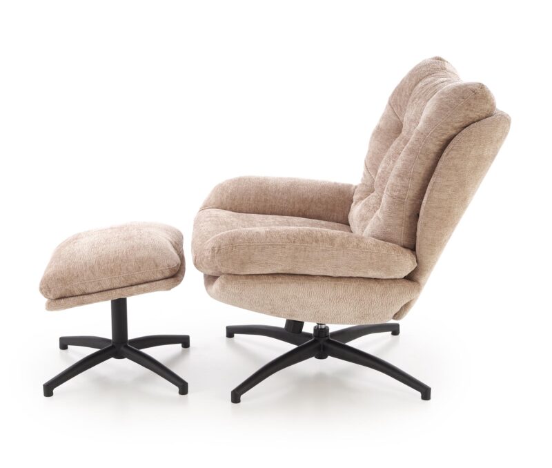 Pöörlev tugitool PESTA, tumba, beež