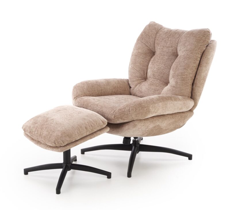 Pöörlev tugitool PESTA, tumba, beež