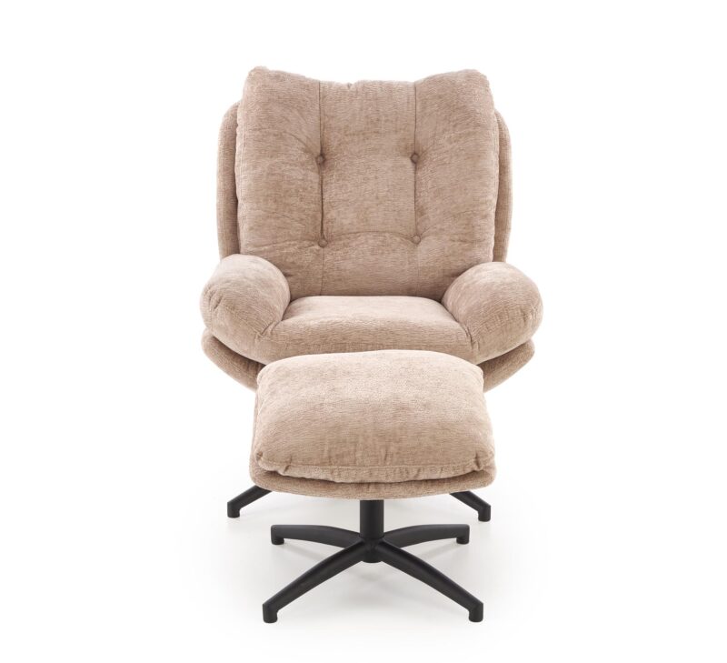 Pöörlev tugitool PESTA, tumba, beež