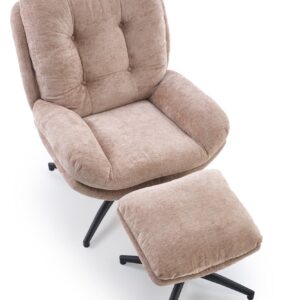 Pöörlev tugitool PESTA, tumba, beež