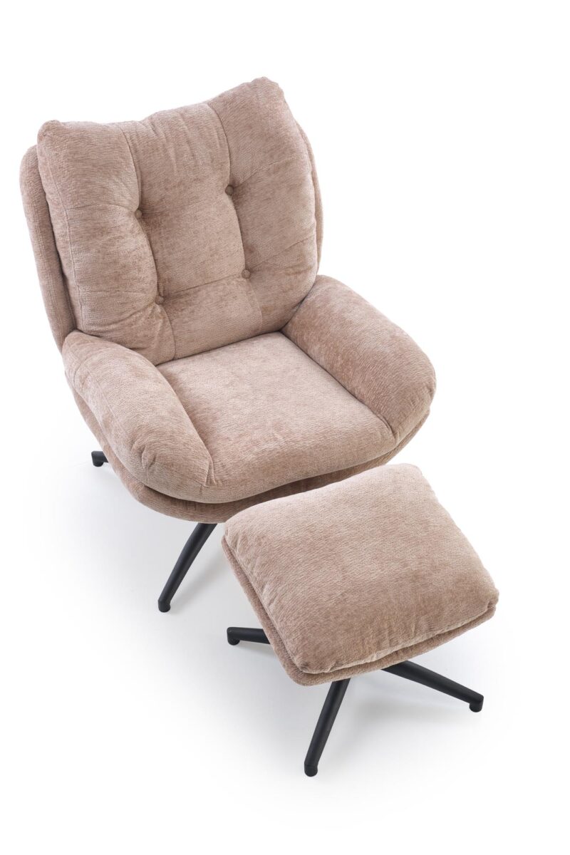 Pöörlev tugitool PESTA, tumba, beež