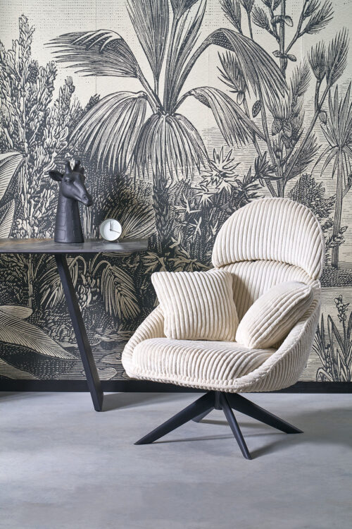 Pöörlev tugitool MERRIN 2, kreemjas