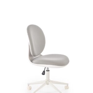 Kontoritool lastele ORLION 2, valge / helehall