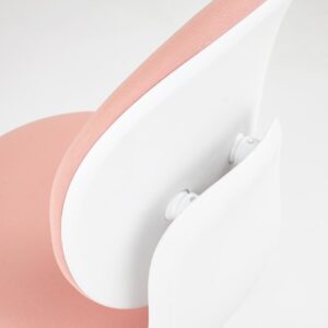 Kontoritool ORION, valge / heleroosa