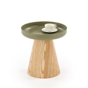 Kohvilaud GINA, naturaalne / roheline