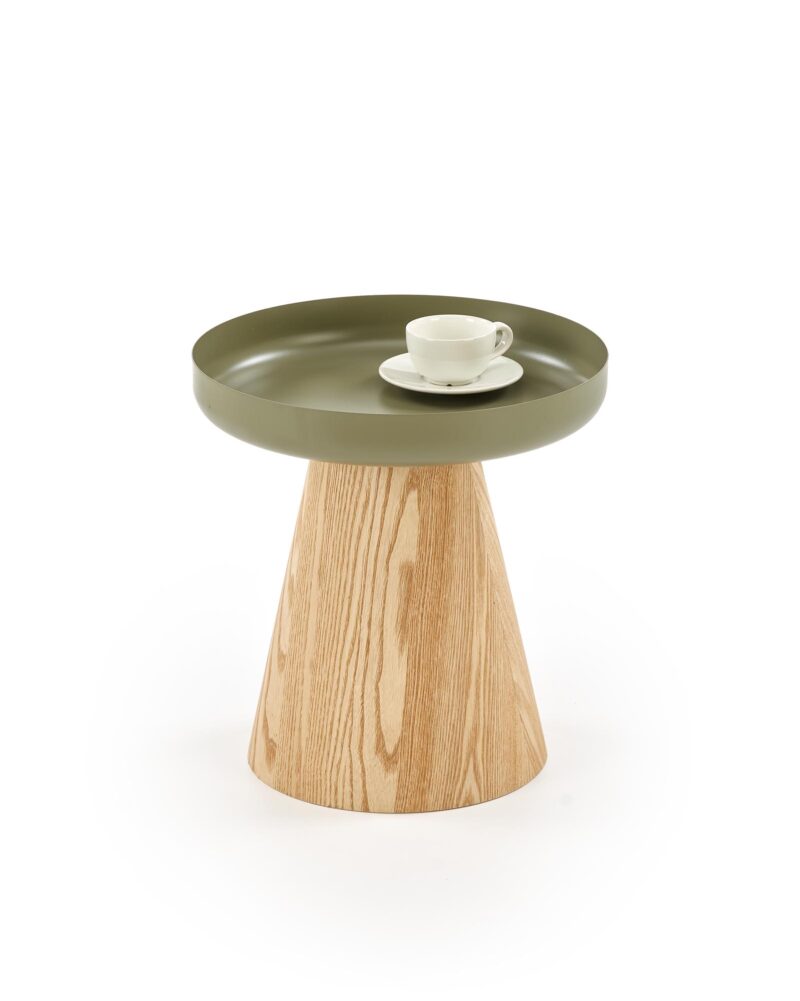 Kohvilaud GINA, naturaalne / roheline