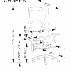 Kontoritool CALAVIA must
