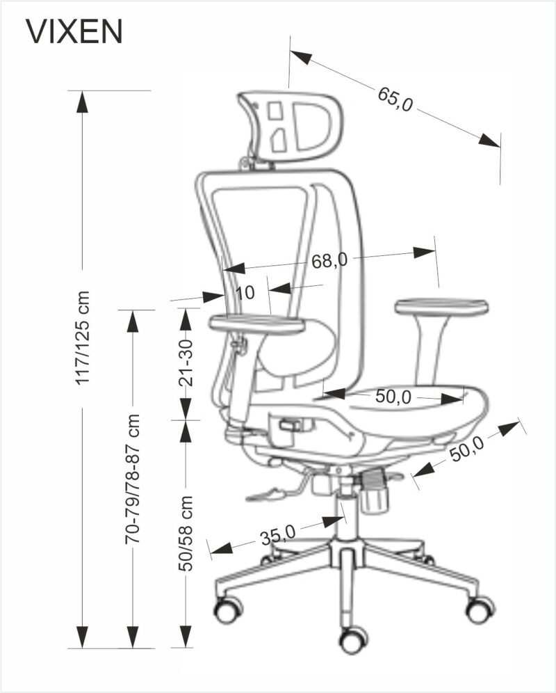 Kontoritool VIXEN, must