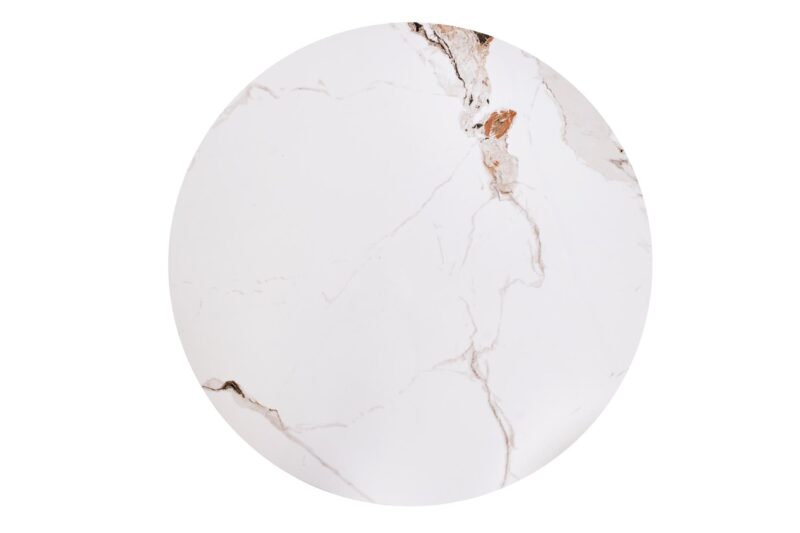 Kohvilaud BELRIA,  pähkel / valge marmor