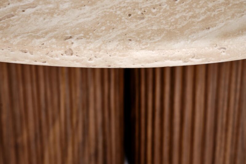 Kohvilaud DOROTEA, travertiin / pähkel