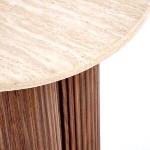 Kohvilaud DOROTEA S, travertiin / pähkel