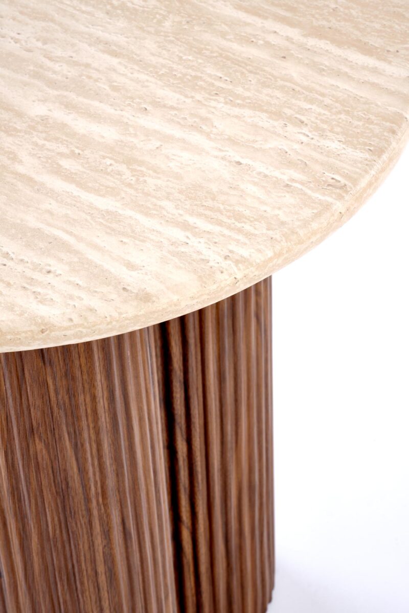 Kohvilaud DOROTEA S, travertiin / pähkel