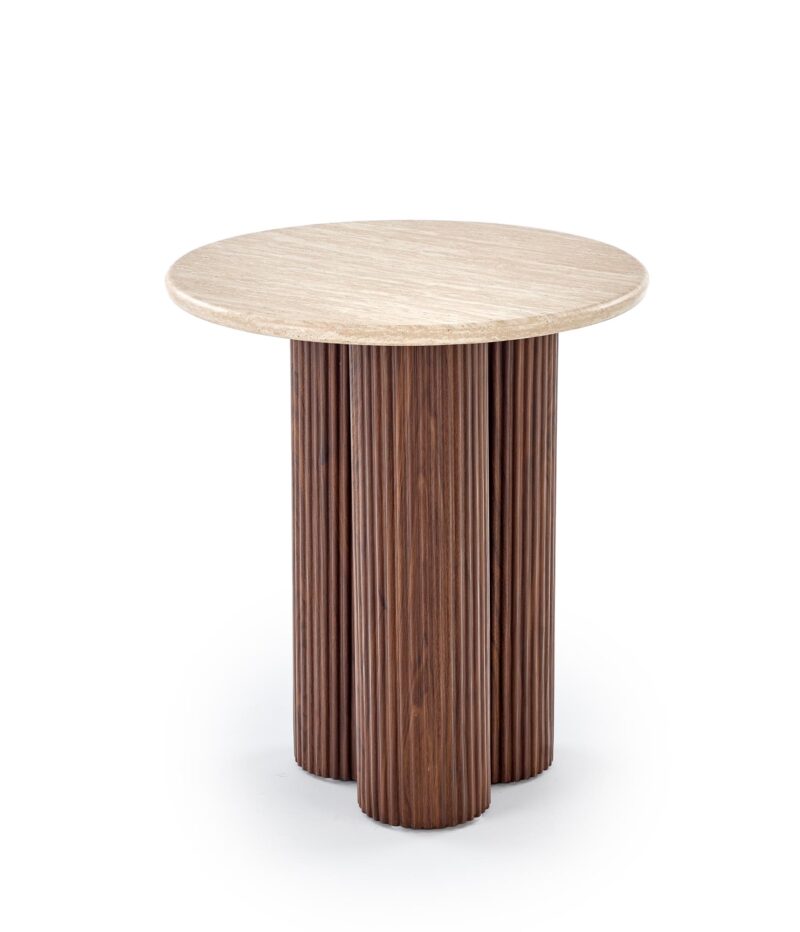 Kohvilaud DOROTEA S, travertiin / pähkel