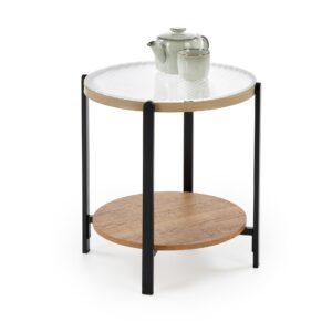 Kohvilaud MERIBEL, naturaalne / must