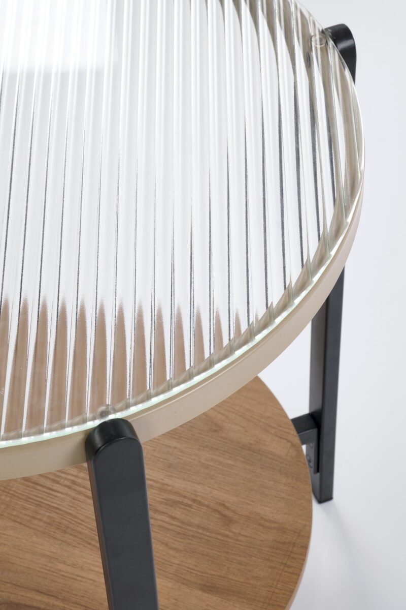 Kohvilaud MERIBEL, naturaalne / must