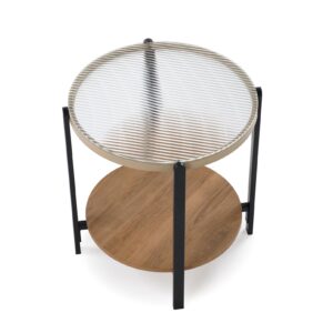 Kohvilaud MERIBEL, naturaalne / must