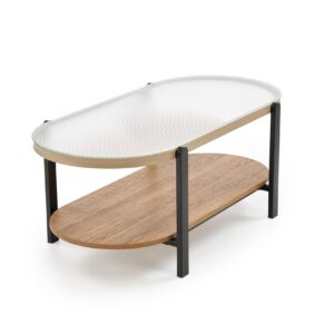 Kohvilaud GRETA, naturaalne / must