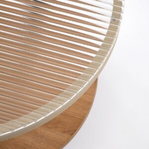 Kohvilaud GRETA, naturaalne / must