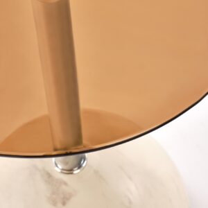 Kohvilaud ARIANA, beež marmor / merevaik