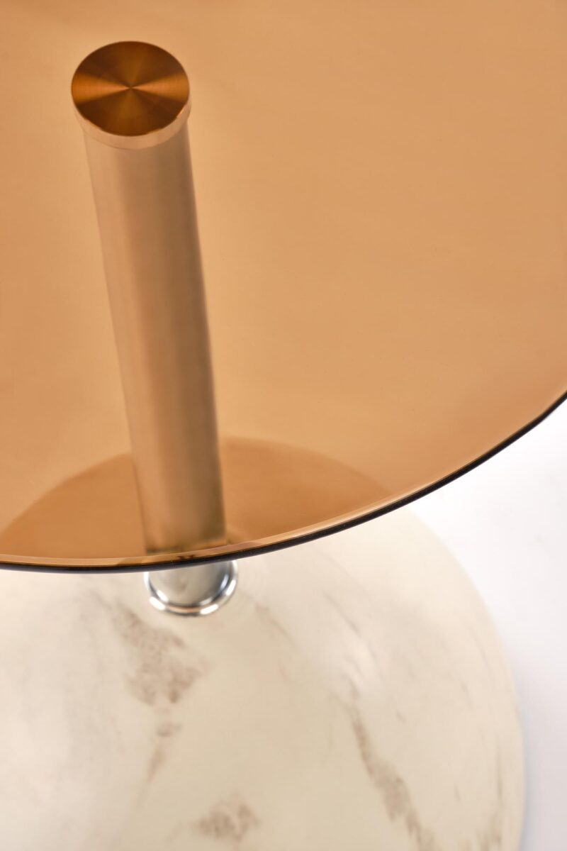 Kohvilaud ARIANA, beež marmor / merevaik