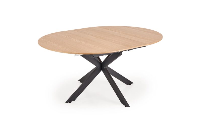 5905248136267_15 Pikendatav söögilaud LORVEN, naturaalne / must