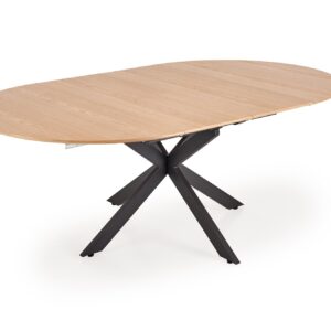 5905248136267_16 Pikendatav söögilaud LORVEN, naturaalne / must