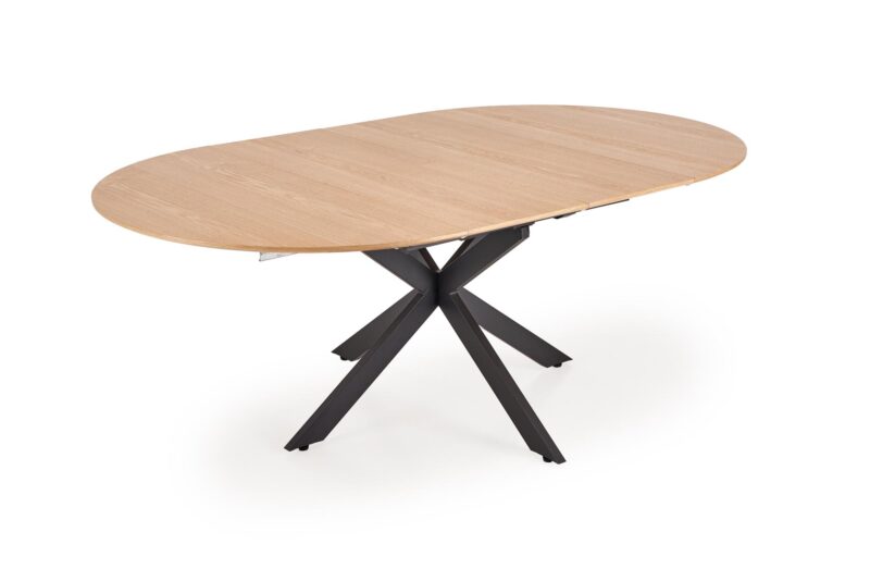 5905248136267_16 Pikendatav söögilaud LORVEN, naturaalne / must