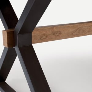 Pikendatav Söögilaud ALDORA, pähkel / must