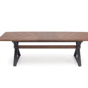 Pikendatav Söögilaud ALDORA, pähkel / must