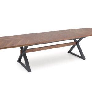 Pikendatav Söögilaud ALDORA, pähkel / must