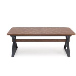 Pikendatav Söögilaud ALDORA, pähkel / must