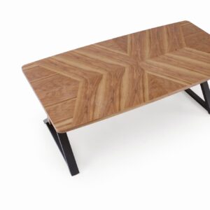 Pikendatav Söögilaud ALDORA, pähkel / must