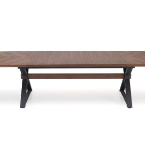 Pikendatav Söögilaud ALDORA, pähkel / must