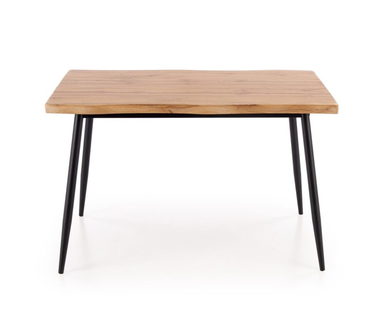 Söögilaua Komplekt DICKY, laud + 4 tooli / naturaalne / must / hall