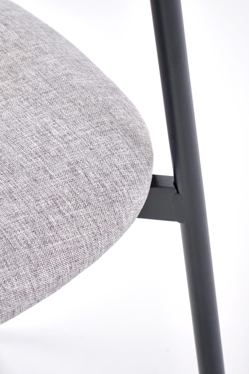 Söögilaua Komplekt DICKY, laud + 4 tooli / naturaalne / must / hall