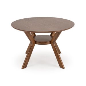 Ümmargune Söögilaud RUPLIN, pähklipuu